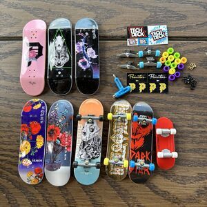 Tech Deck Skateboard Fingerboard Lot Darkstar Primitive DisArmo‎ Spinmaster Tool